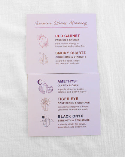 Genuine Stone Meaning Card, MC05