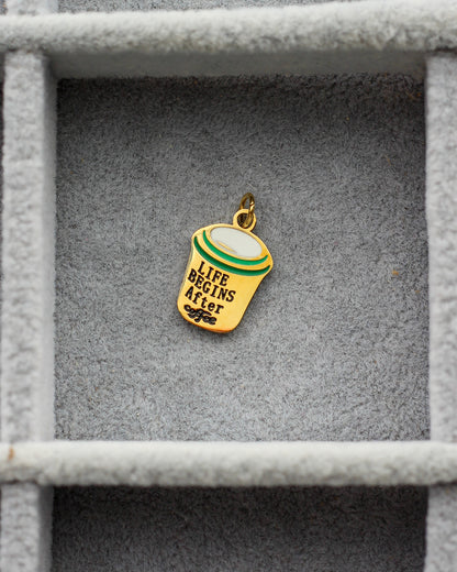 Coffee Life Mug PVD Charm, CH435