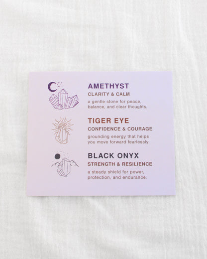 Genuine Stone Meaning Card, MC05