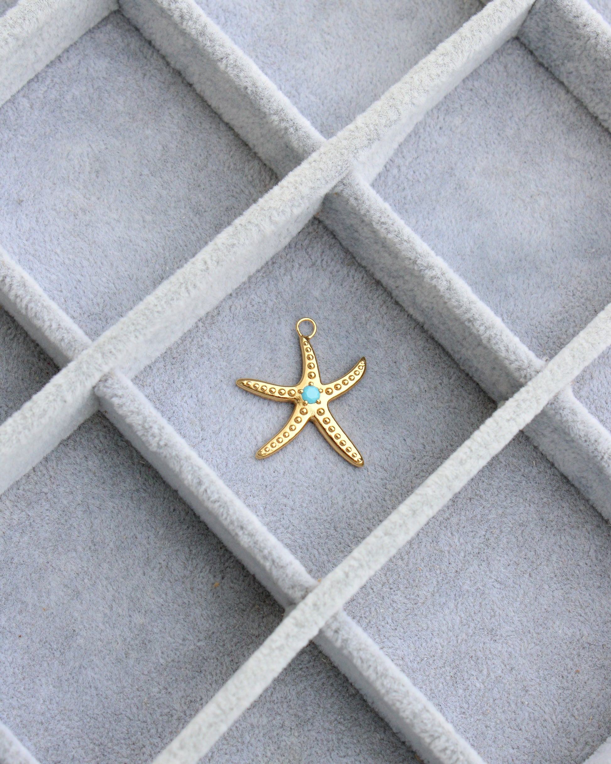 Starfish with Turquoise Charm, CH279