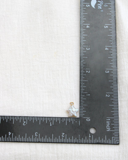 White Pearl Star Charm, CH283