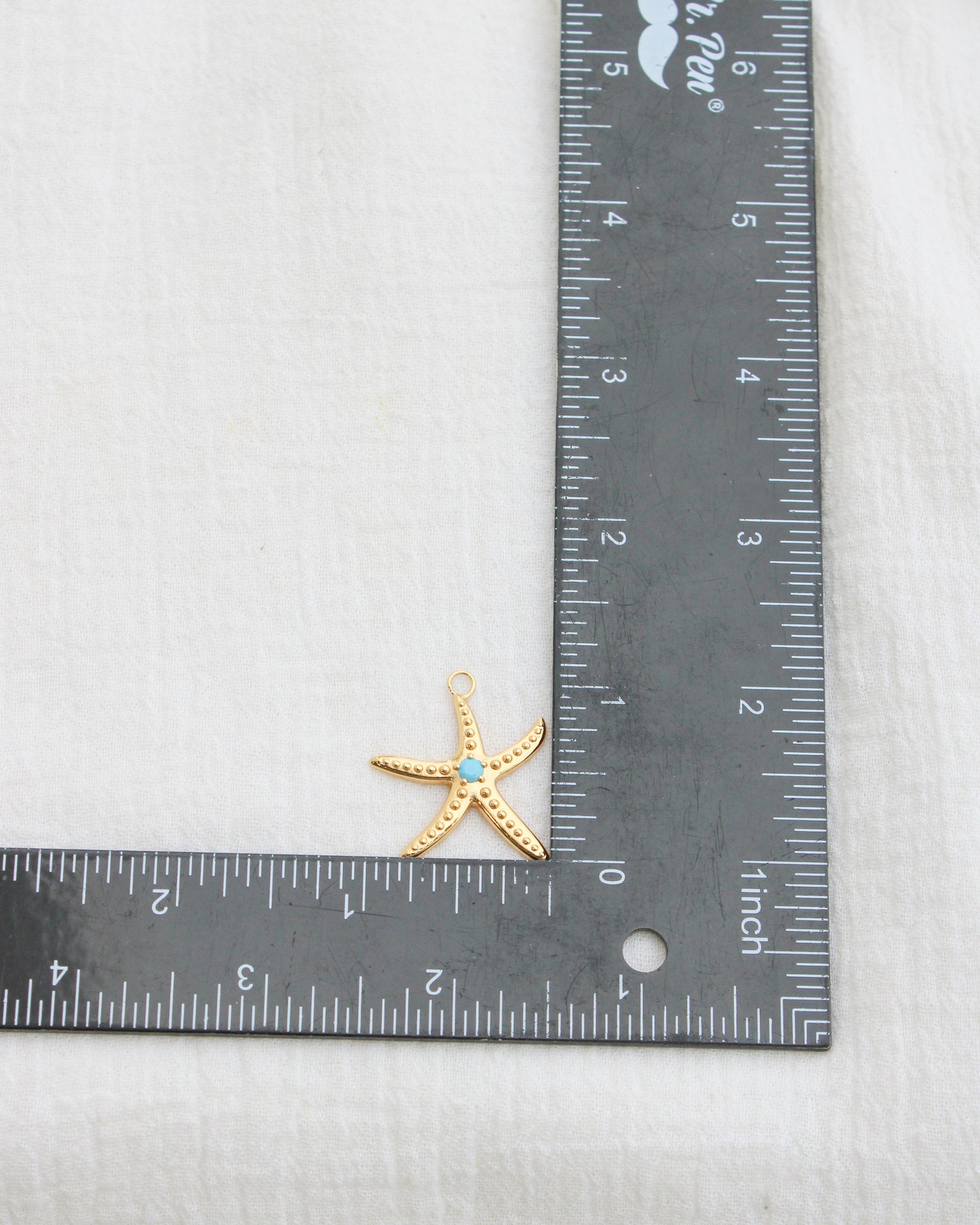 Starfish with Turquoise Charm, CH279