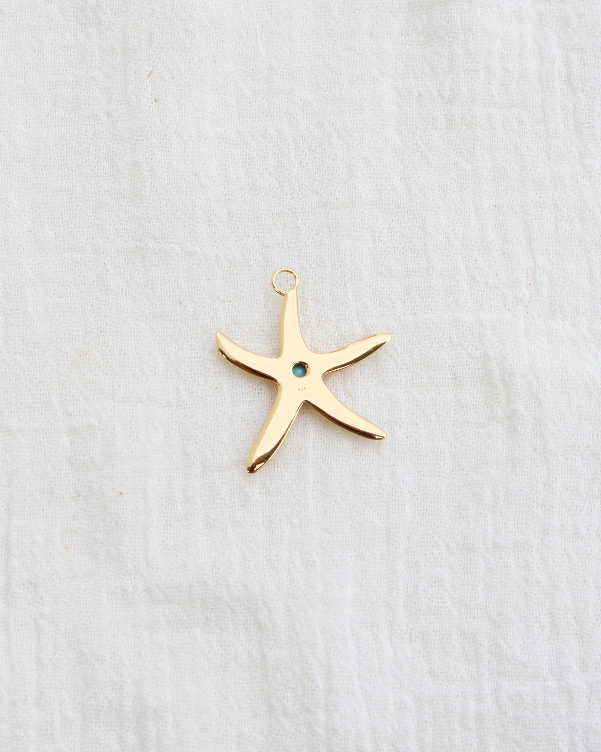Starfish with Turquoise Charm, CH279