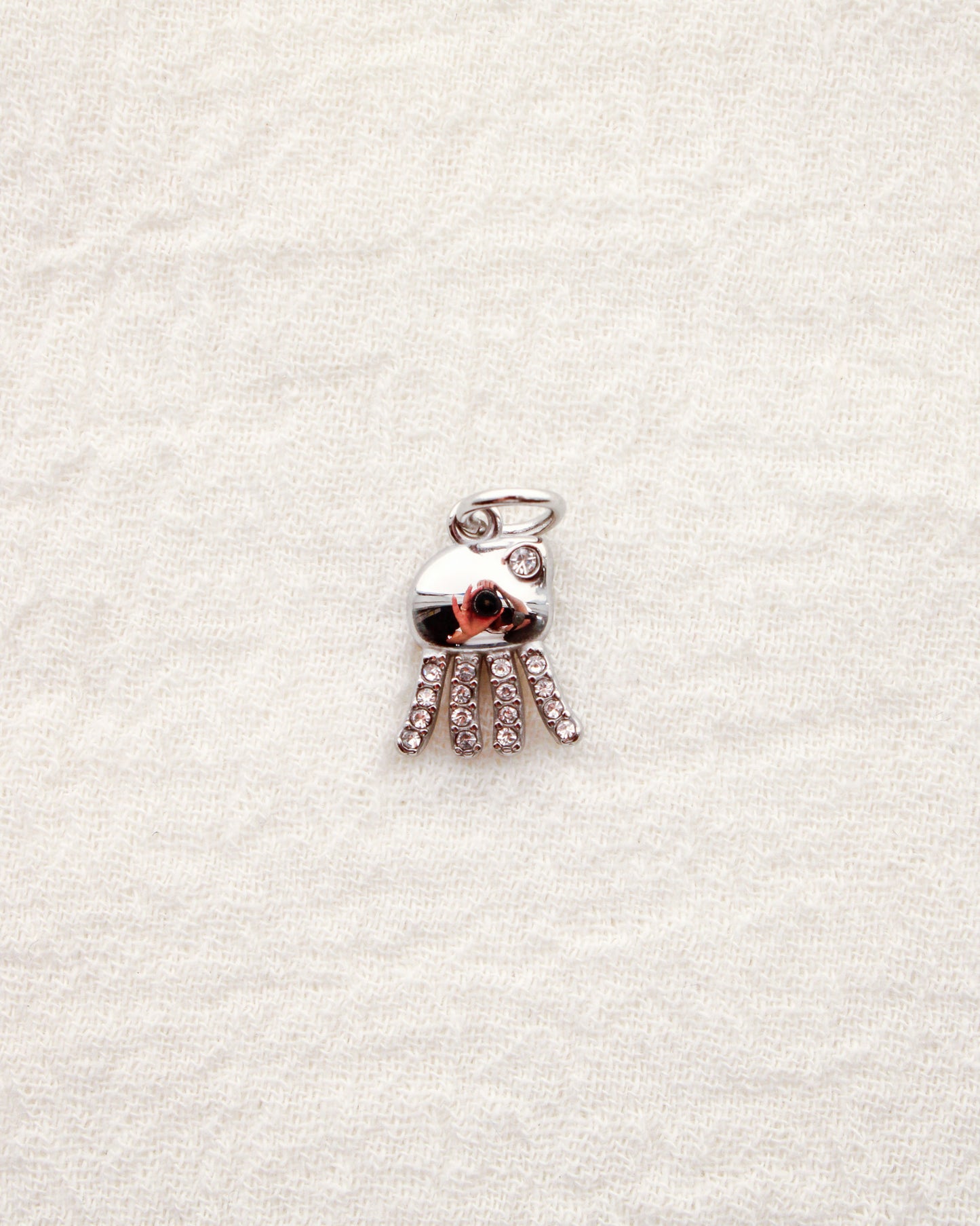 Octopus PVD Charm with CZ, CH337