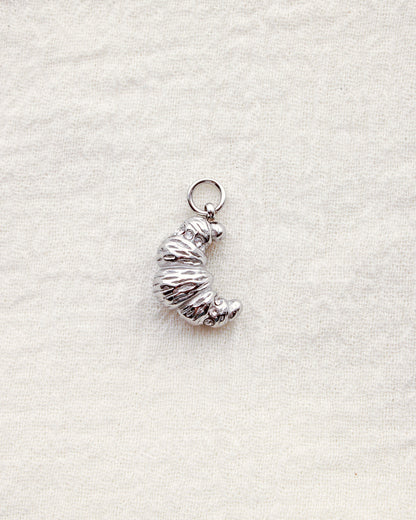 Croissant PVD Charm with CZ, CH351