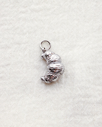 Croissant PVD Charm with CZ, CH351