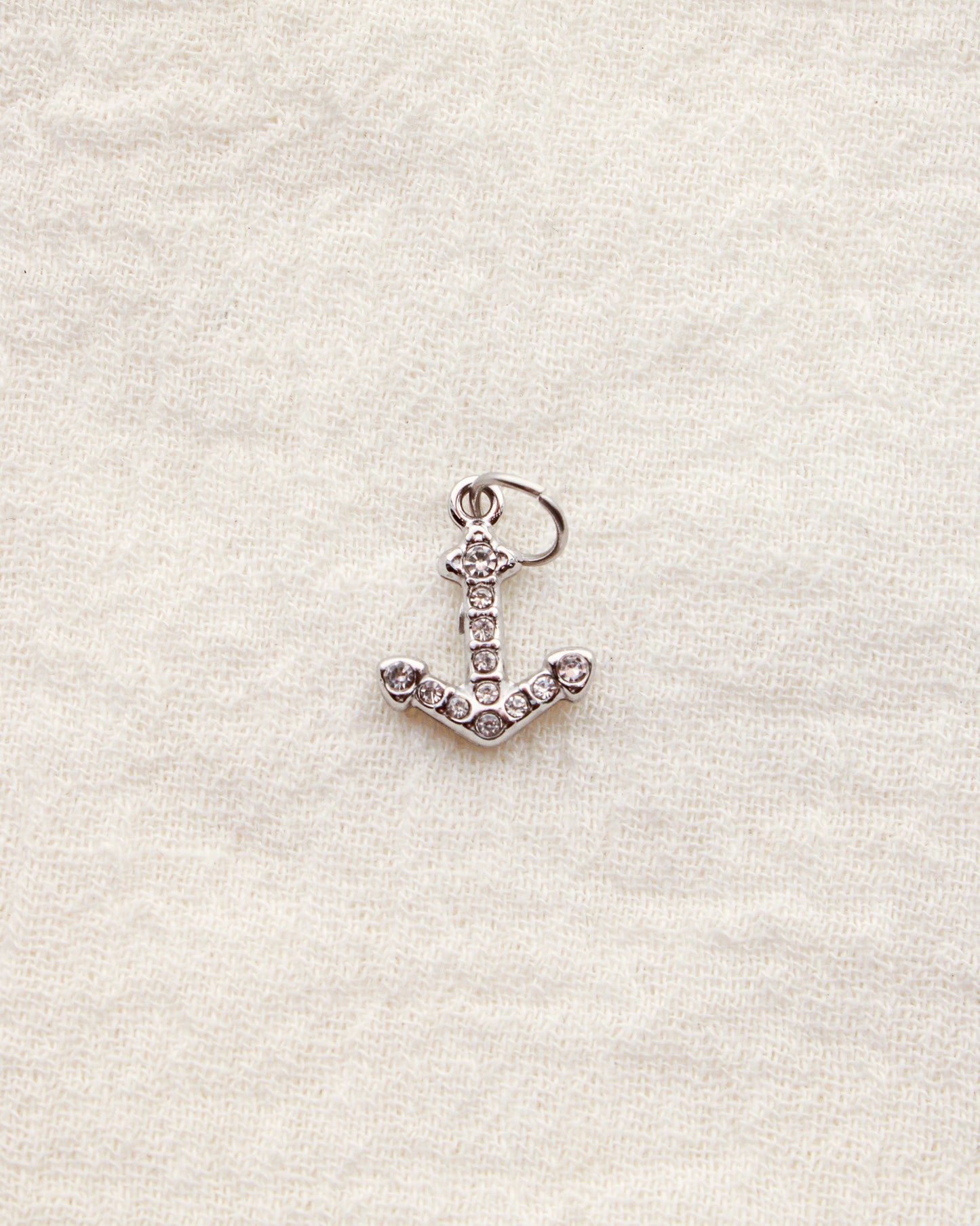 Anchor PVD Charm with CZ, CH338