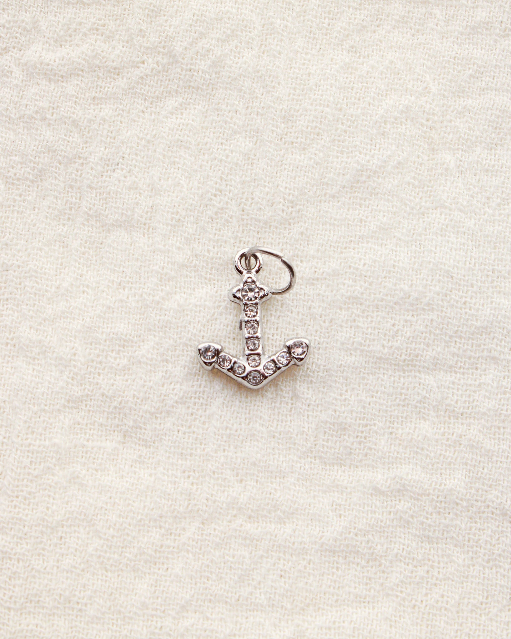 Anchor PVD Charm with CZ, CH338