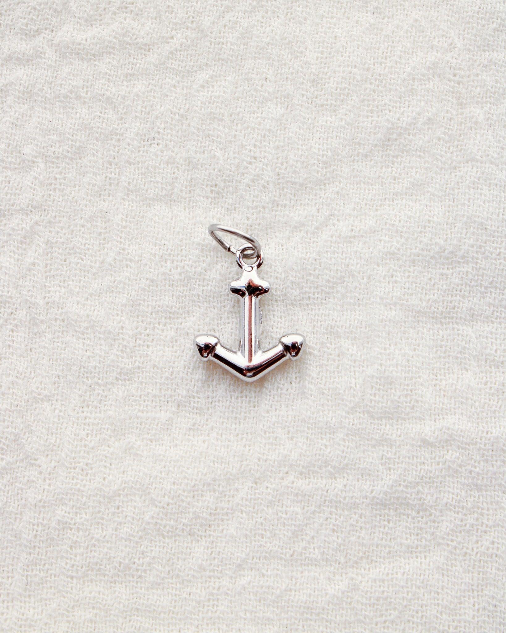 Anchor PVD Charm with CZ, CH338