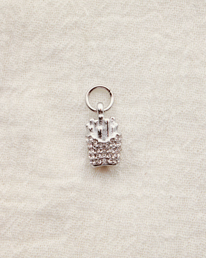 Fries PVD Charm with CZ, CH352