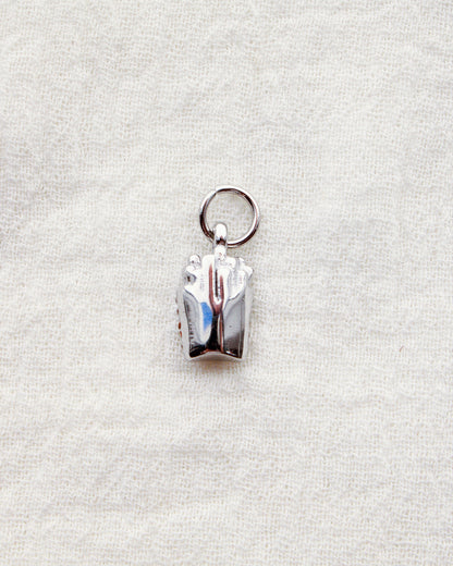Fries PVD Charm with CZ, CH352