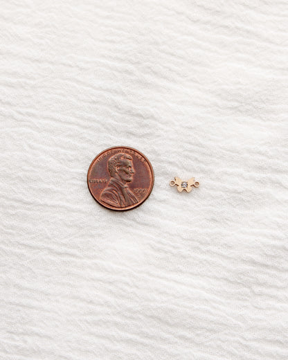 9mm Butterfly Connector with CZ, CN478