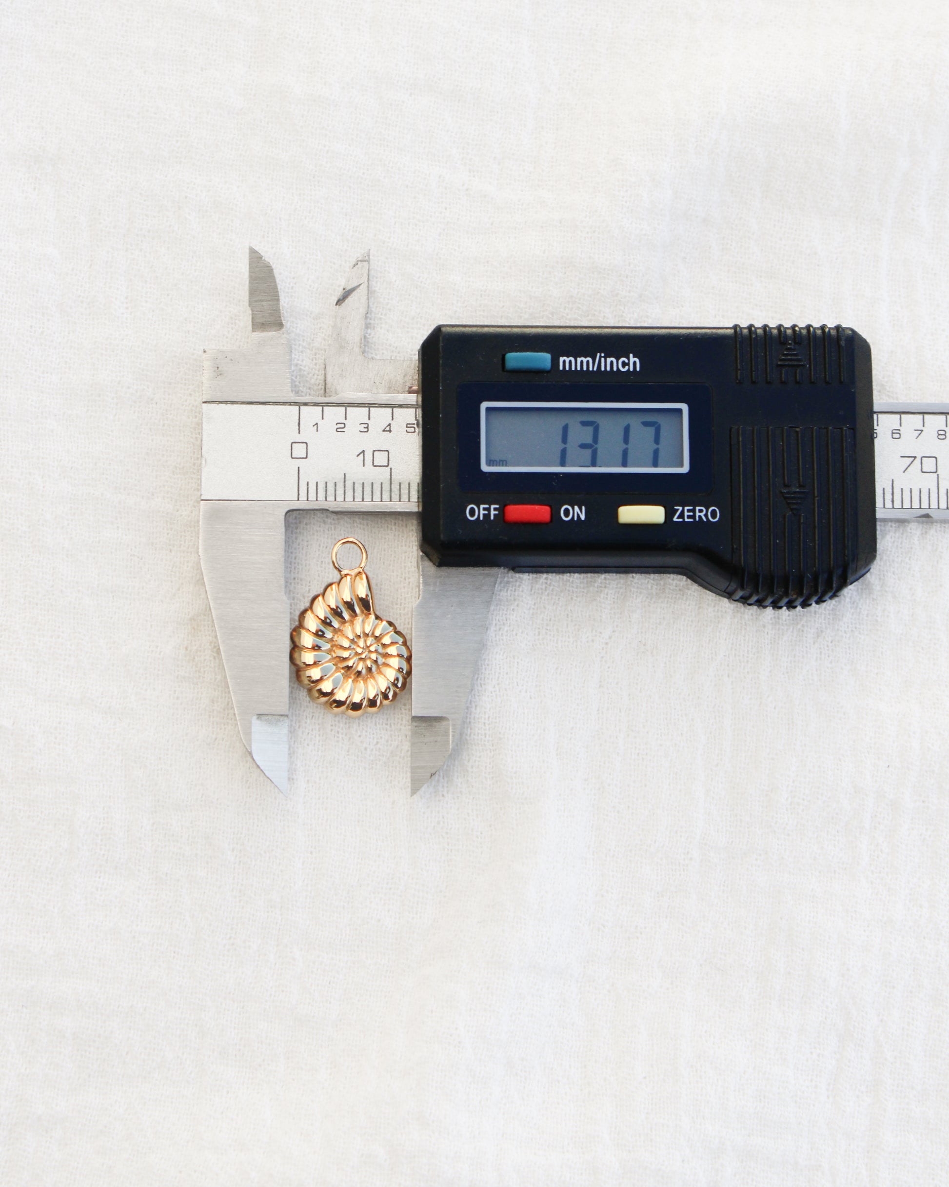 Nautilus Shell Charm, CH278