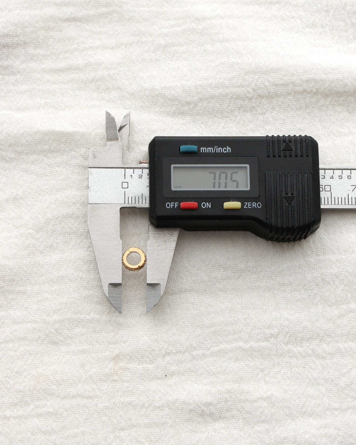 7mm Pave Circle Charm enhancer, F19