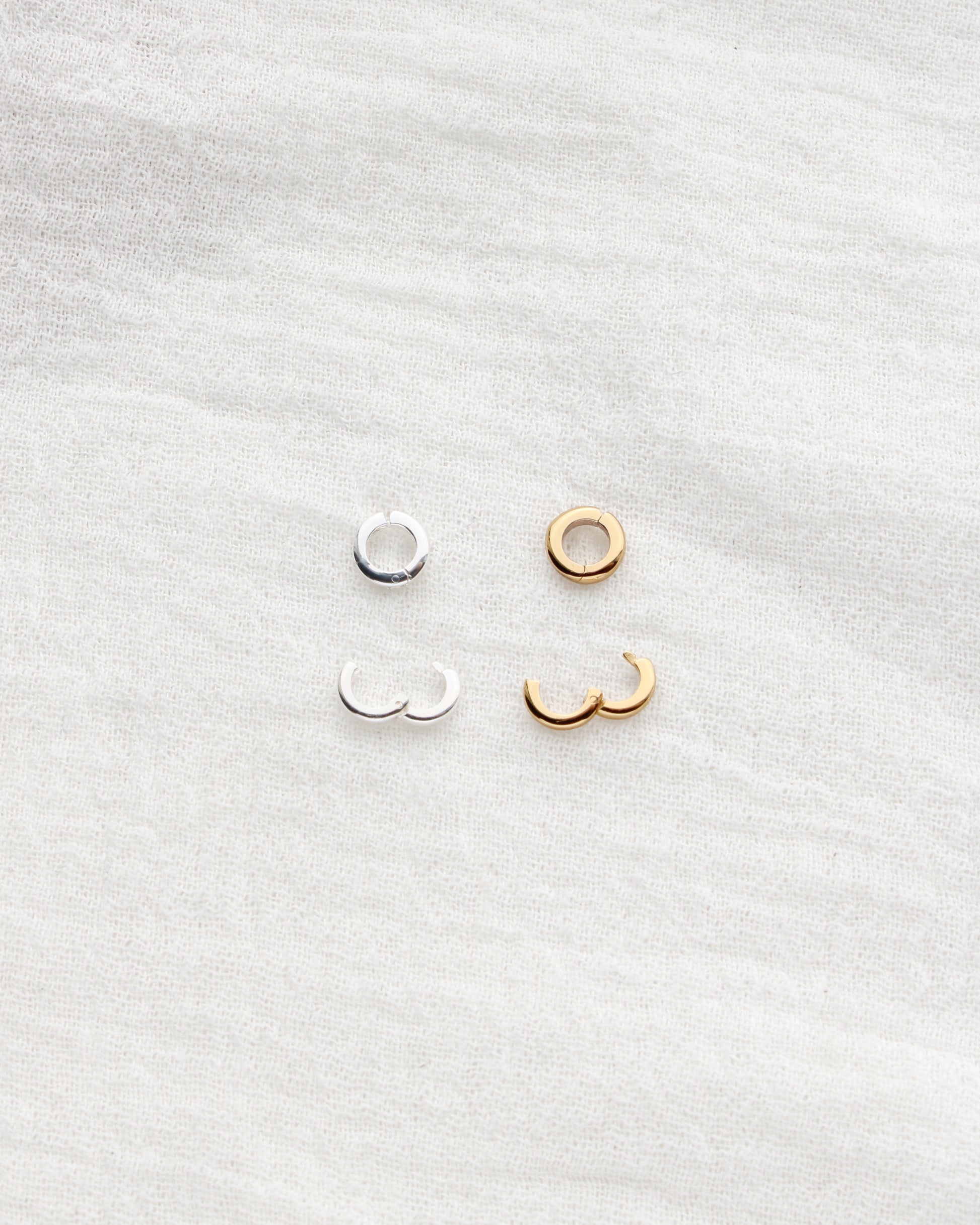 6.6mm Plain Circle Charm Enhancer, F18