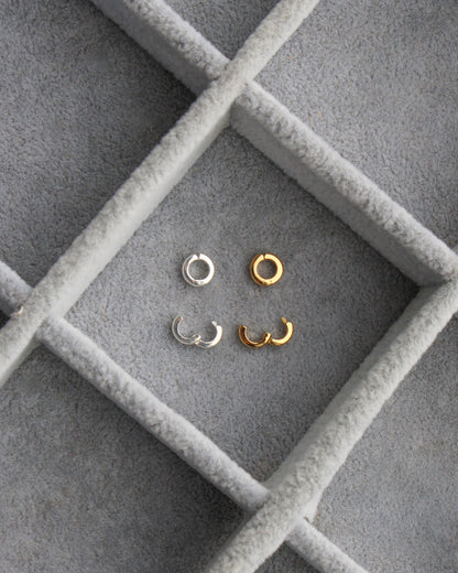 6.6mm Plain Circle Charm Enhancer, F18