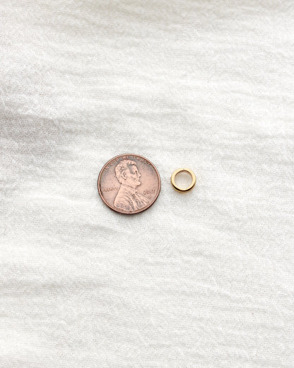 7.6mm Plain Circle Charm Enhancer, F20