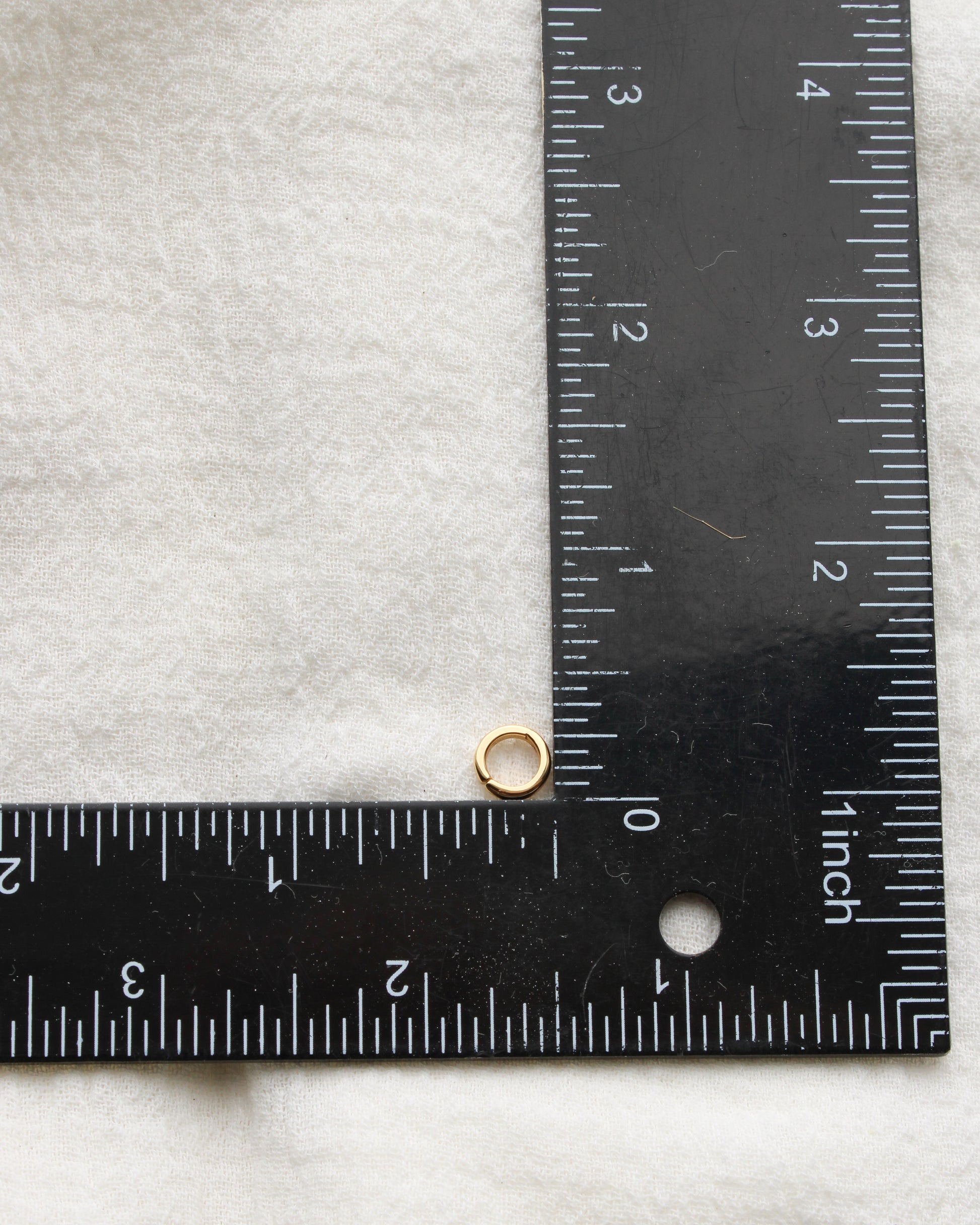 7.6mm Plain Circle Charm Enhancer, F20