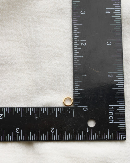 7.6mm Plain Circle Charm Enhancer, F20