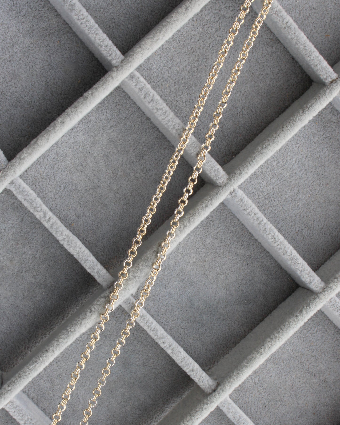 3.1mm Alternate Parallel Mixed Metal Cable Chain, M233