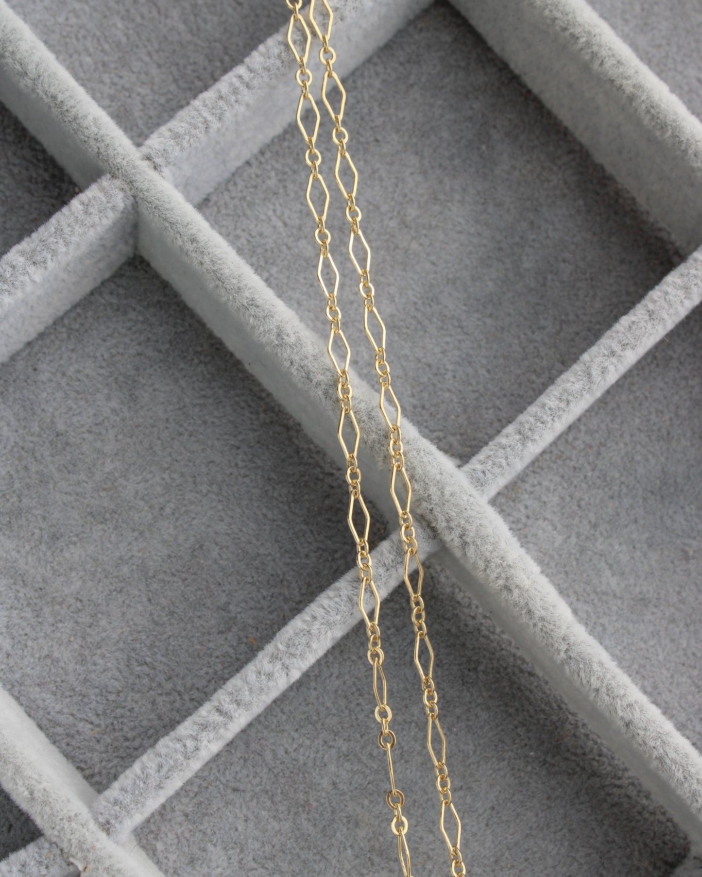 3mm Flat Diamond 1+3 Cable Chain, G234