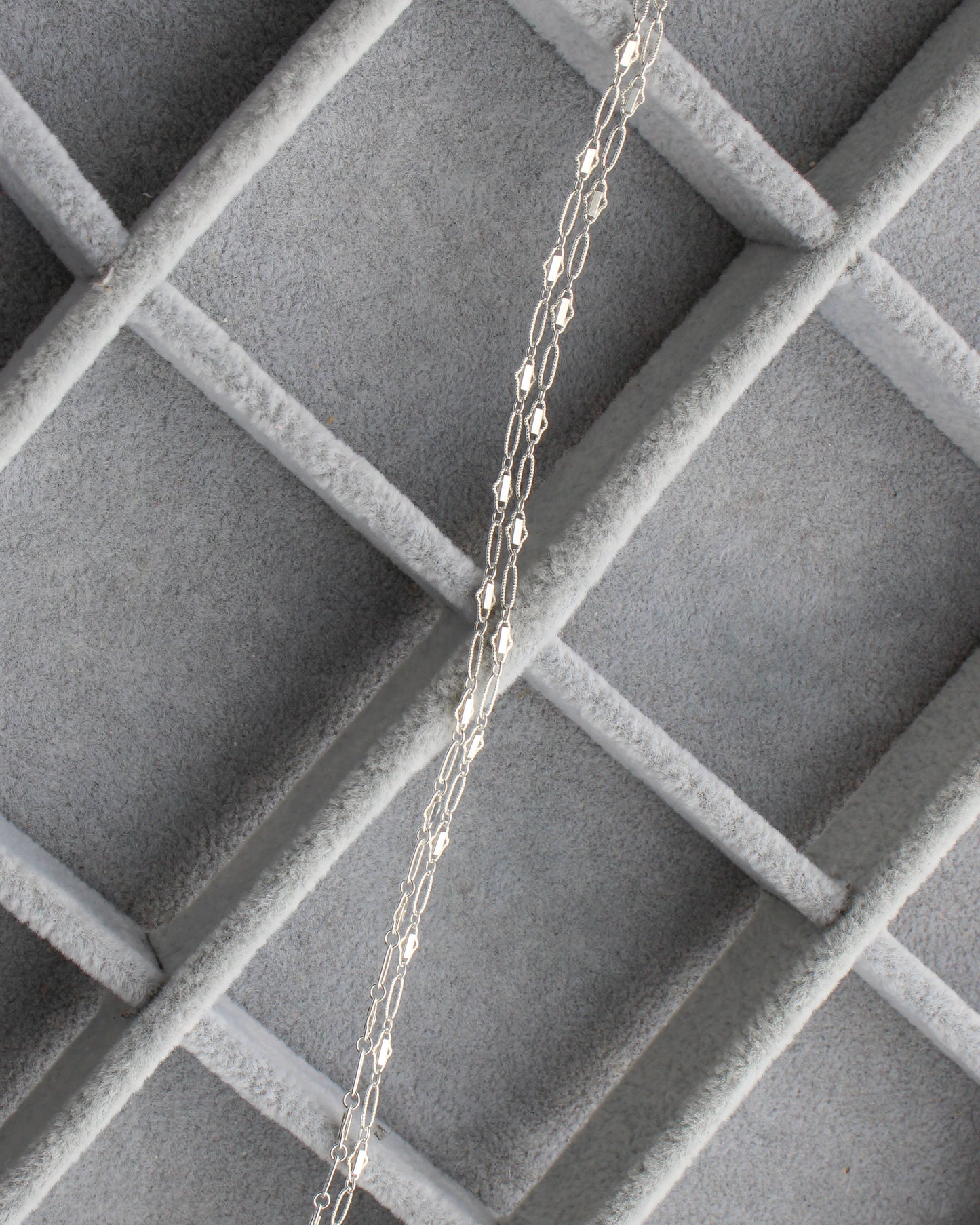 2.6mm Alternate Diamond and Oval Chain, S229, G229