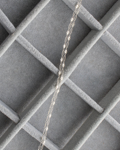 2.6mm Alternate Diamond and Oval Chain, S229, G229