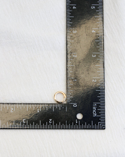 12mm Plain Circle Push Gate Clasp, F21