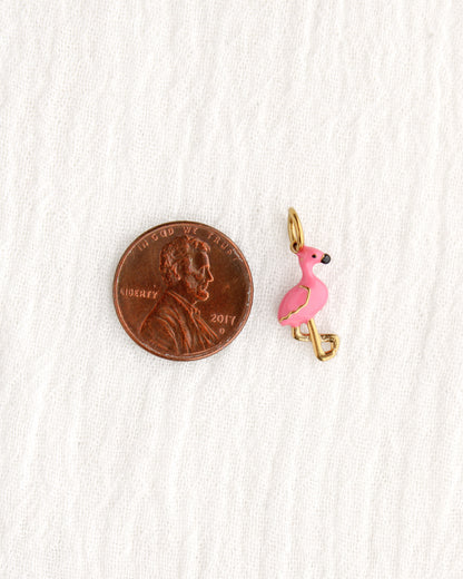 17mm Flamingo PVD Charm, CH385