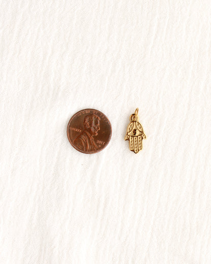 17mm Hamsa PVD Charm, CH376