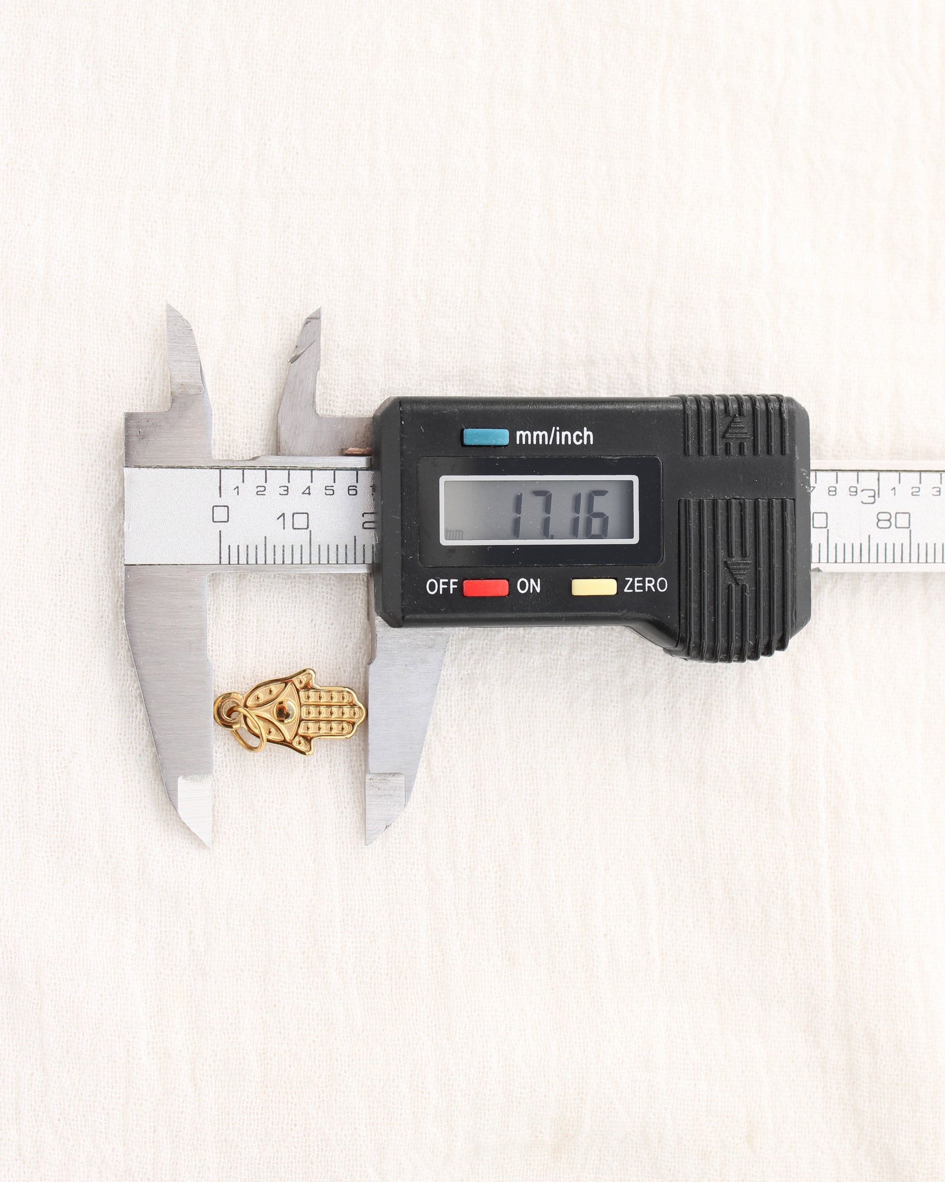 17mm Hamsa PVD Charm, CH376