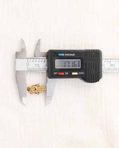 17mm Hamsa PVD Charm, CH376