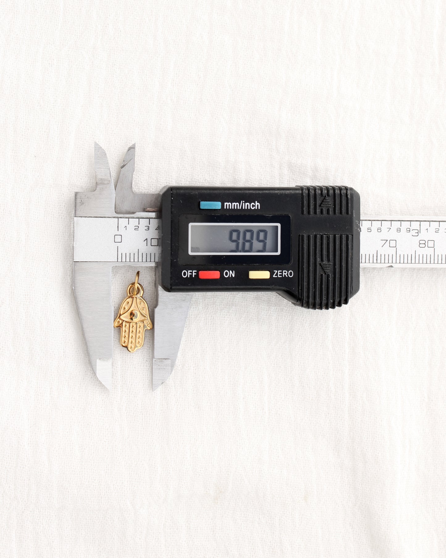 17mm Hamsa PVD Charm, CH376
