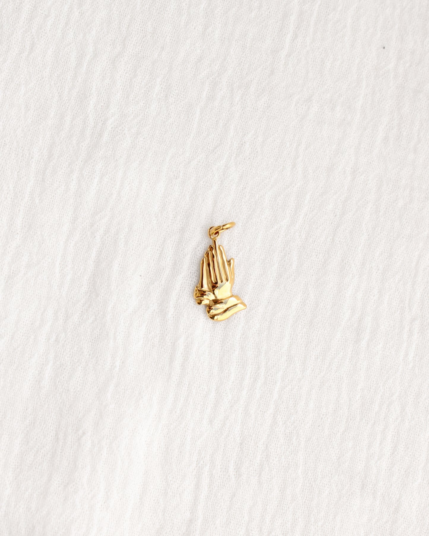 21mm Praying Hands PVD Charm, CH377