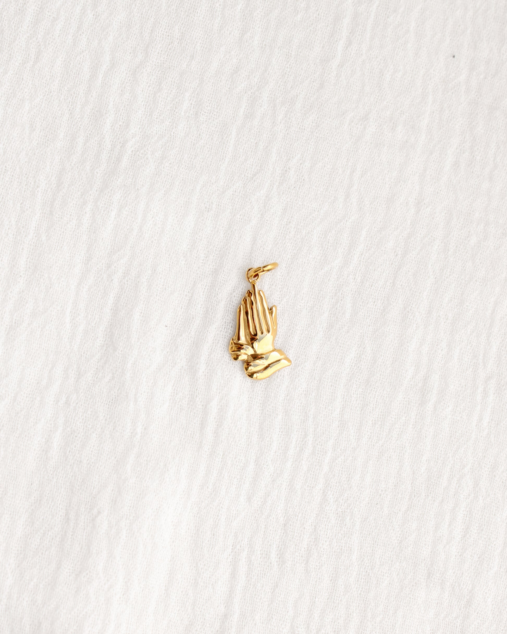 21mm Praying Hands PVD Charm, CH377