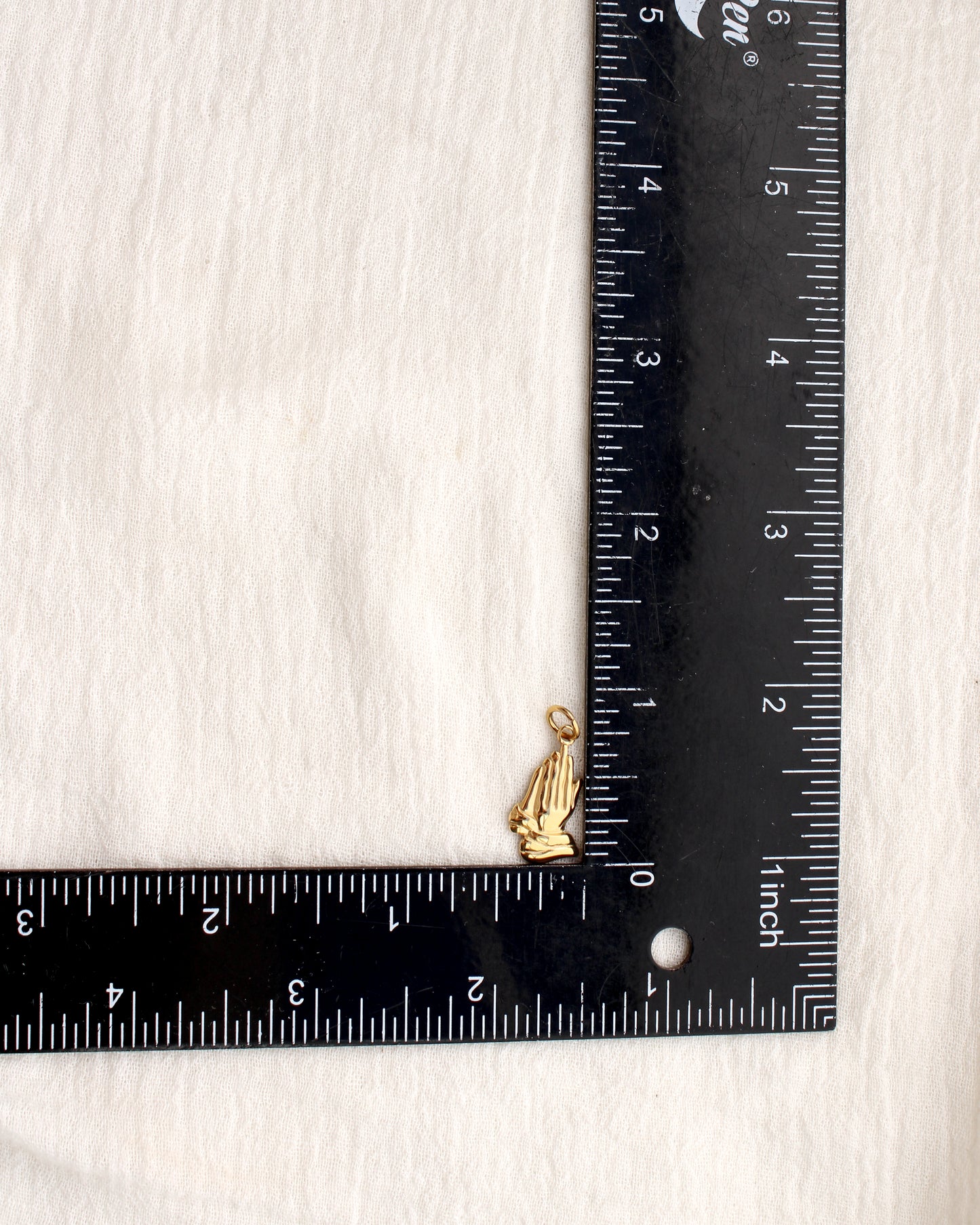 21mm Praying Hands PVD Charm, CH377