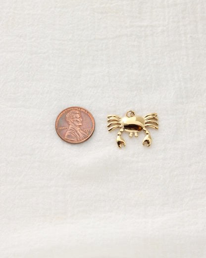 18mm Crab PVD Charm, CH464