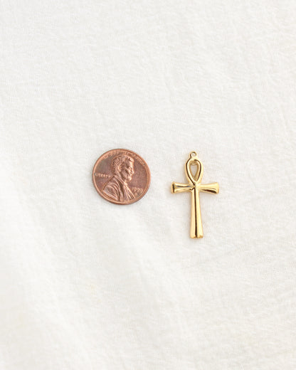 30mm Ankh PVD Charm, CH481