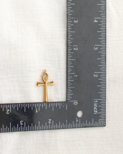 30mm Ankh PVD Charm, CH481