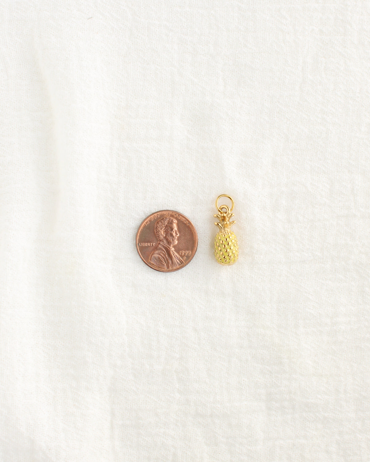 19mm Pineapple PVD Charm, CH469