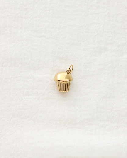 15mm Cupcake PVD Charm, CH466