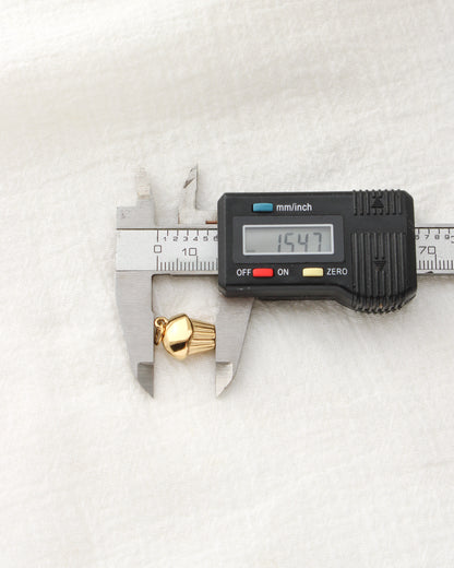 15mm Cupcake PVD Charm, CH466