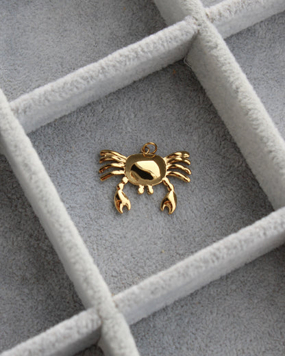 18mm Crab PVD Charm, CH464