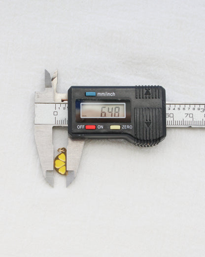 14mm Lemon Slice PVD Charm, CH465