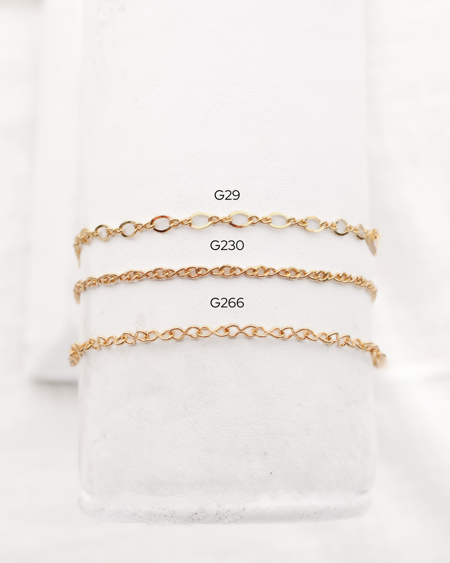 2mm infinity figure 8 chain, G266
