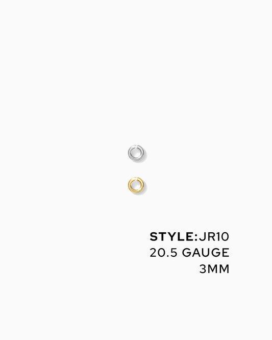 Jump Rings 3mm OD, 20.5g, JR10