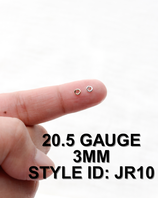Jump Rings 3mm OD, 20.5g, JR10