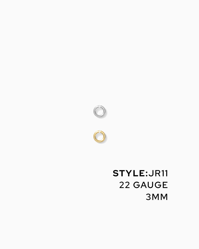 Jump Rings 3mm OD, 22g, JR11