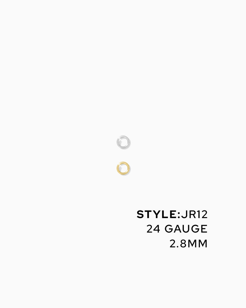 Jump Rings 2.8mm OD, 24g, JR12