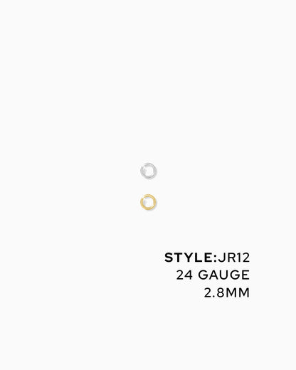 Jump Rings 2.8mm OD, 24g, JR12